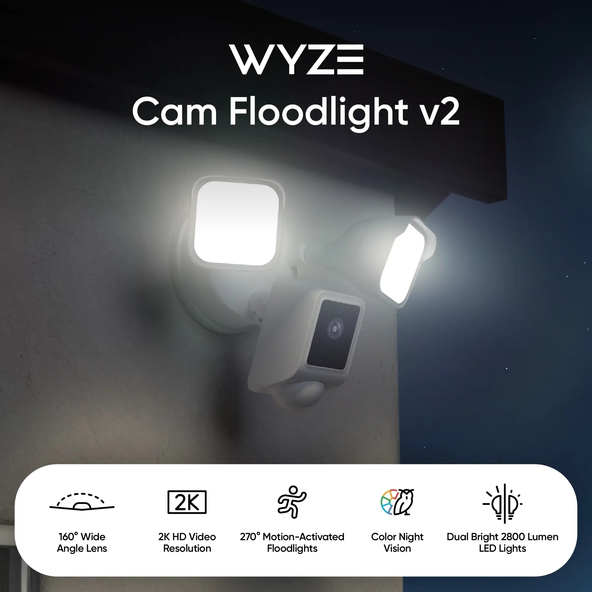 Alternative view of Wyze Cam Floodlight v2