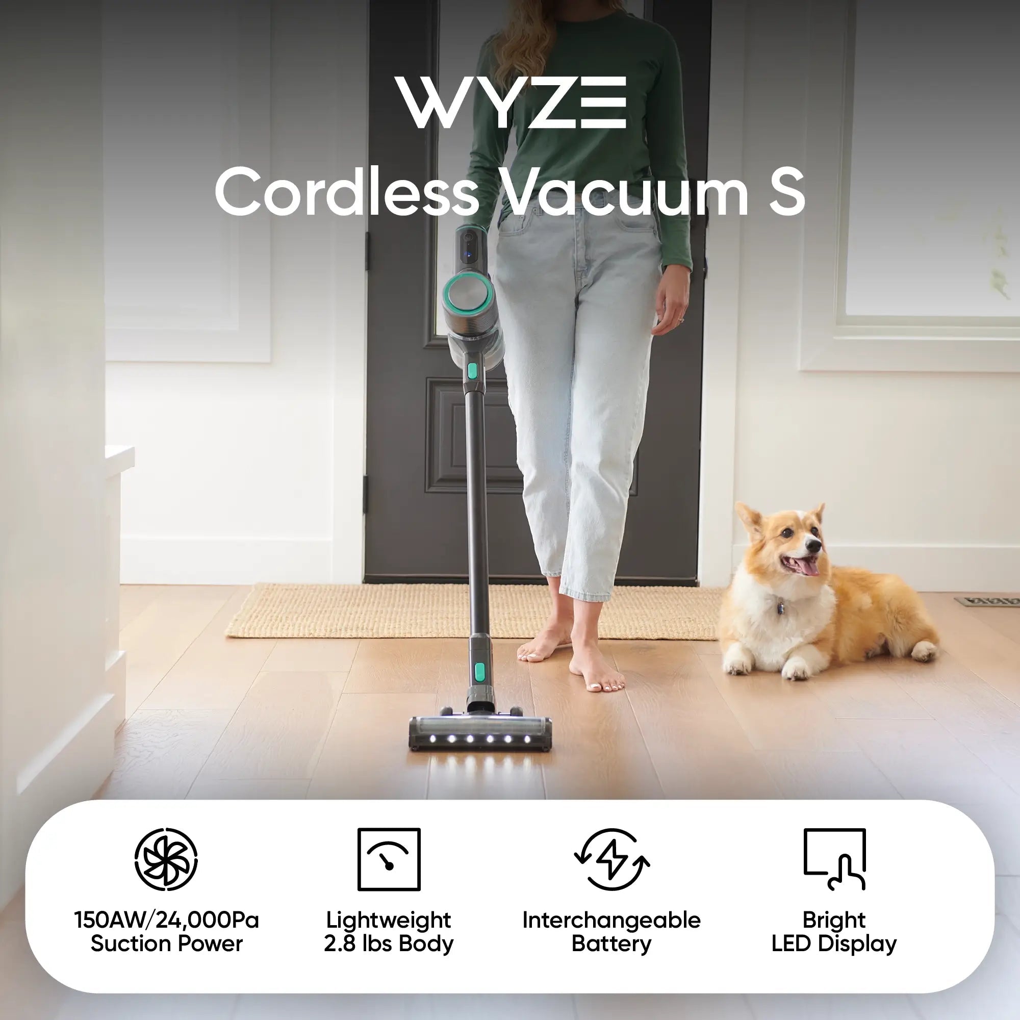 Alternative view of Wyze Cordless Vacuum S