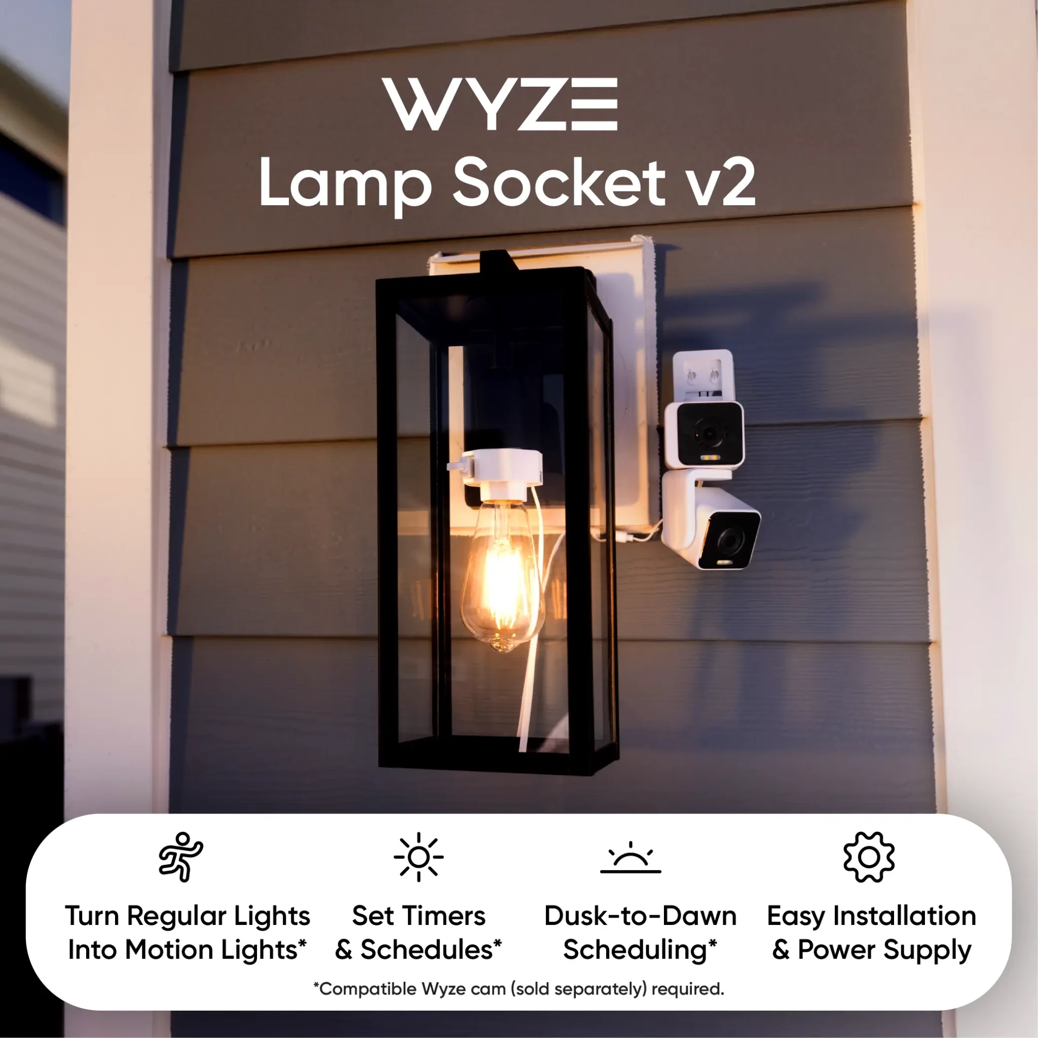 Alternative view of Wyze Lamp Socket v2
