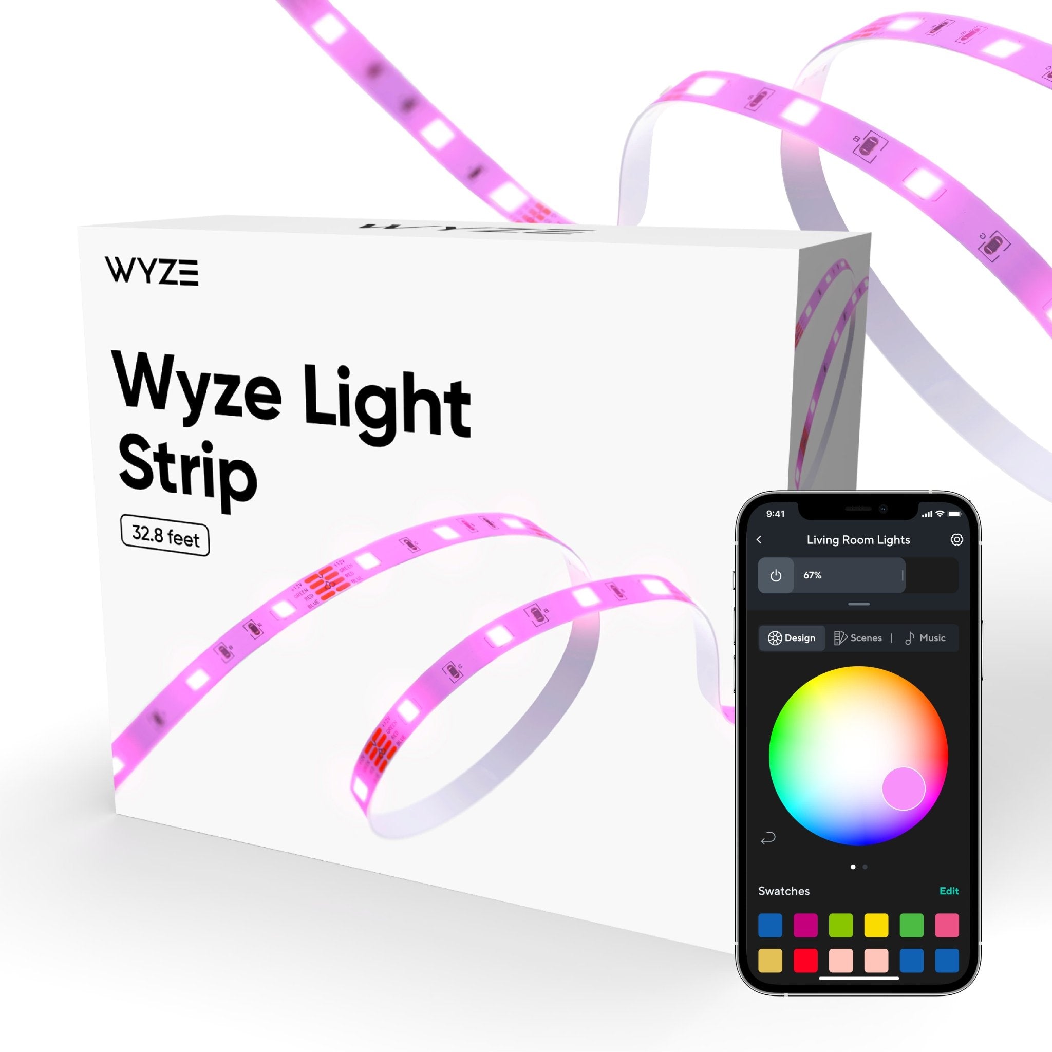 Alternative view of Wyze Light Strip